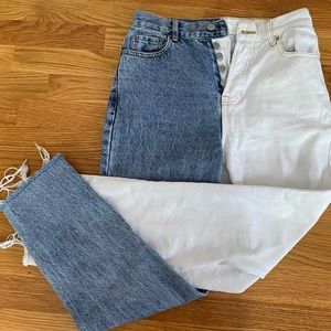 Pacsun size 25 straight leg high rise jeans